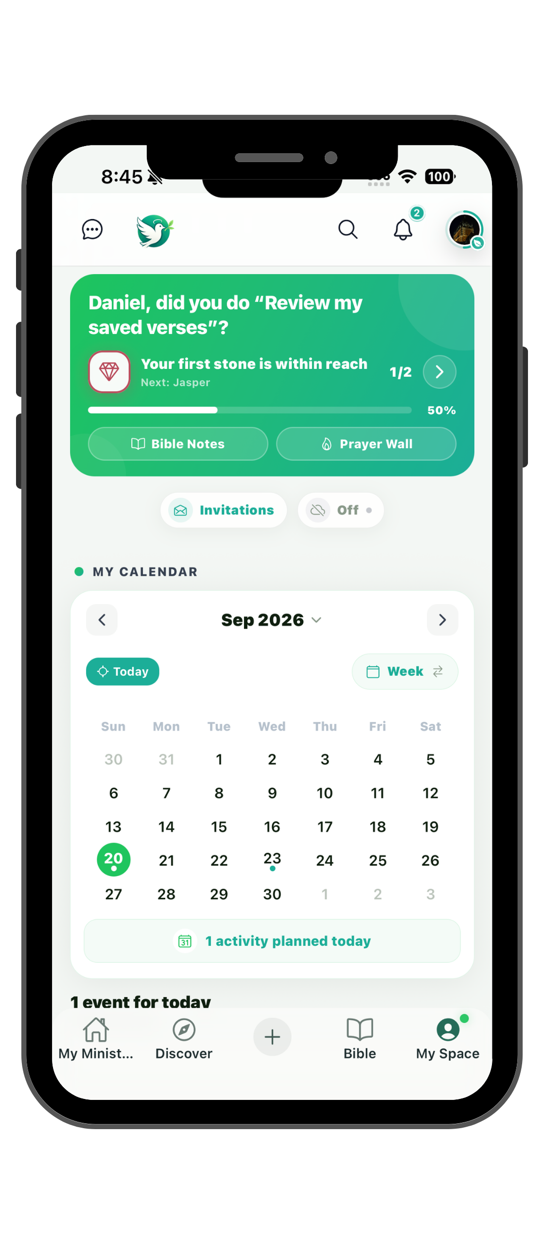 ChurchGather member spiritual experience